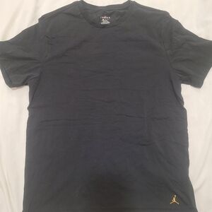 Jordan Black T-Shirt with Gold Logo